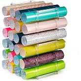 Tunnkit Grey Vinyl Roll Storage Organizer - 36 Pockets, Wall Or Door Mount - View #10