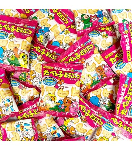 Amazon.co.jp: ギンビス たべっ子どうぶつ バター味 6パック 138g×2袋