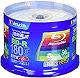 Verbatim バーベイタム 1回録画用 ブルーレイディスク BD-R 25GB  50枚 ホワイトプリンタブル 片面1層 1-6倍速 VBR130RP50V4