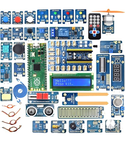 Raspberry Pi Starter Kit GeeekPi Raspberry Pi Pico Starter Kit - Review ...