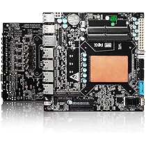 Amazon | AIOPCWA NAS マザーボード 6ベイ Core i7-1165G7 4C 8T