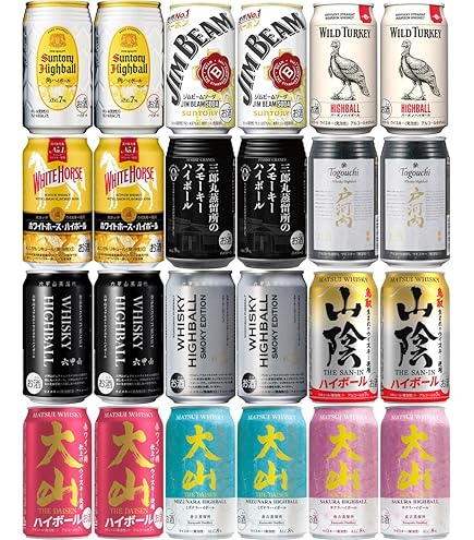 Amazon.co.jp: ハイボール サワー 350ml×12本飲み比べセット 居酒屋系