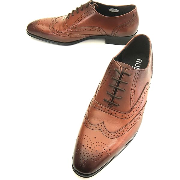 Amazon | [ルールス] ビジネス 外羽根 ウイングチップ 日本製 24cmEEE