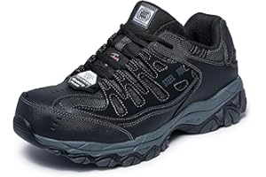 Skechers for Work 77055 Cankton Athletic Steel Toe Lace Boot Grey Size: