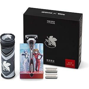 Schick(シック) ハイドロ5ホルダー EVAデザインポーチ付 プロモーション品-NERV/AM セット 替刃3コ付(内1コは本体装着済) エヴァンゲリオン