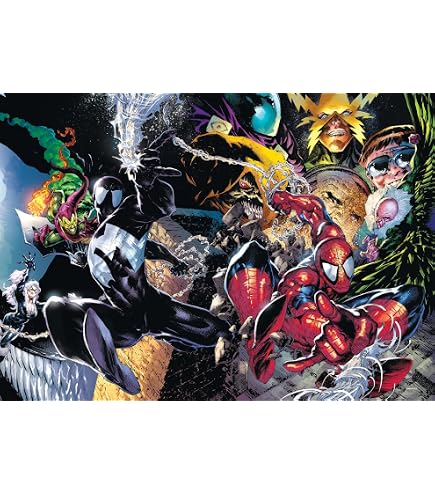 Marvel Spider-Man Collage 1000-Piece Slim Puzzle – Officially Licensed, Measures 12x36 Inches - View #8