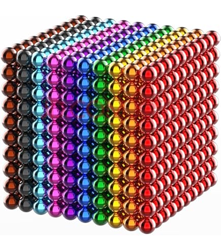 マグネットボール 5mm 約1700個 立体パズル 強力磁石 脳開発パズル Amazon | Absdefen マグネットボール 立体パズル 1000個セット 5MM 多