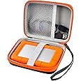 Case Compatible with LaCie Rugged Mini 1TB/ 2TB/ 4TB/ 5TB External Hard Drive Portable HDD, Storage Holder for Hard Drives fo