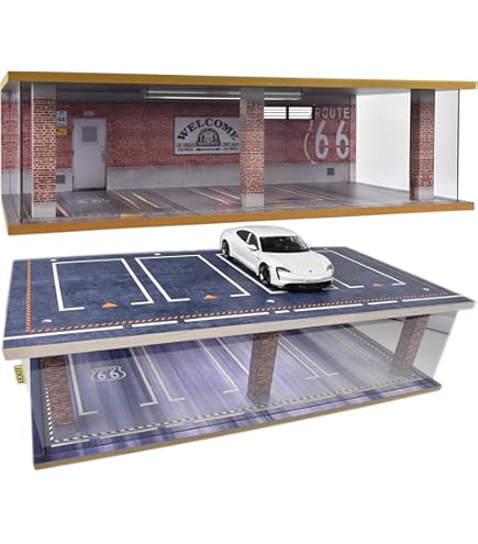 模型・モデルカー ショーケース LED照明付き 1/18 Amazon.co.jp: 1/18スケールモデルカーディスプレイケース - 1