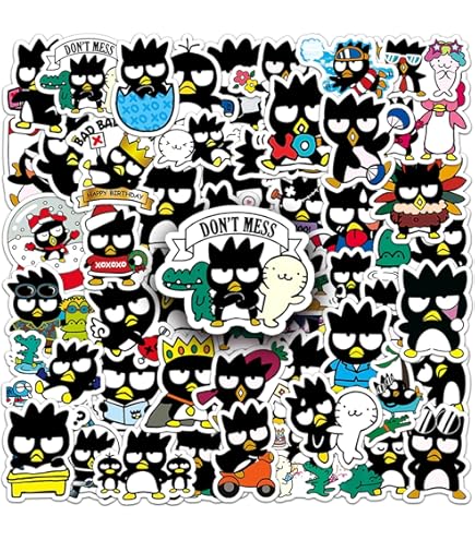 Amazon.co.jp: バッドばつ丸[シールシート]4サイズステッカー 4SIZE