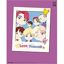 Amazon.co.jp: BTS TinyTAN 公式ルームデコールウォールポスター
