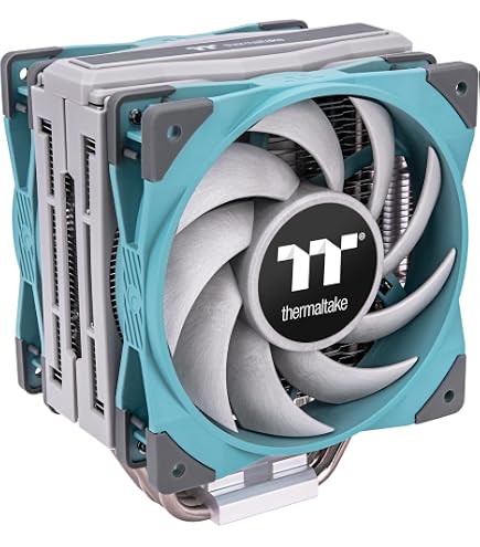 Amazon.co.jp: Thermaltake ToughFan 12 ターコイズ 高静圧 2000 PWM