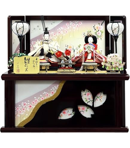 Amazon | 久月official 雛人形 親王収納飾り 4HR-S51-Z | 収納飾り