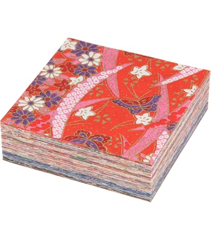 Amazon | トーヨー 和紙 和紙千代紙 7.5cm角 8柄 80枚入 012005 | 和紙