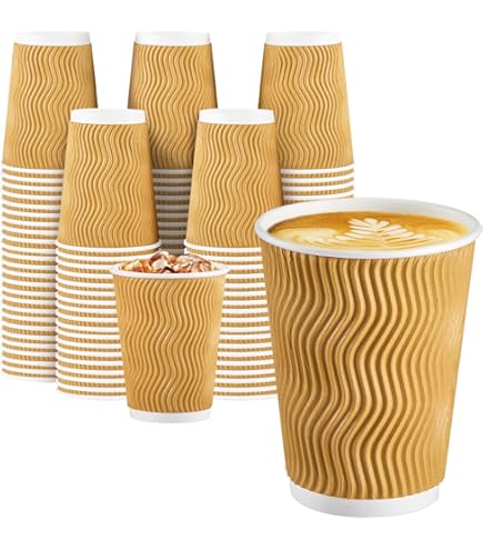 Lawei 100 Pack Ice Crea Cups, 8 Oz Disposable Paper Ice Crea Sundae - View #2