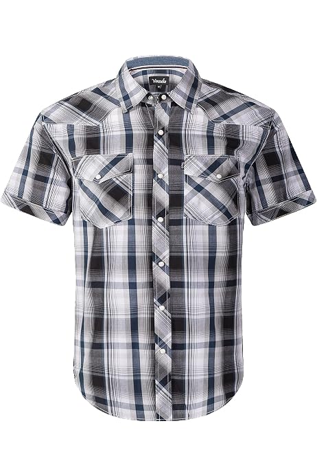 Short Sleeve Solid Western Shirt 