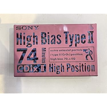 74分　SONY C-74CDX2G ハイポジションカセットテープ　8本セット 74分 SONY C-74CDX2G ハイポジションカセットテープ 8本セット