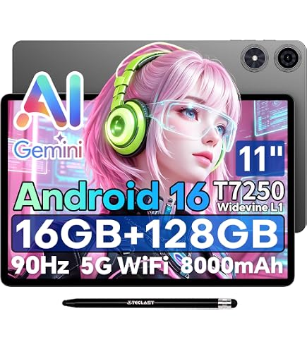 Amazon.co.jp: 2025 Android 15 タブレット TECLAST T60 AI タブレット