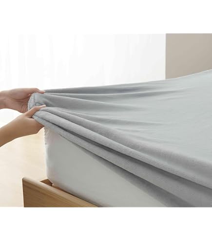 KRANSSALVIA シーツ ホワイト 140x200 ホワイト3+グレー1 KRANSSALVIA クランサルヴィア ボックスシーツ, ホワイト, 140x200 cm