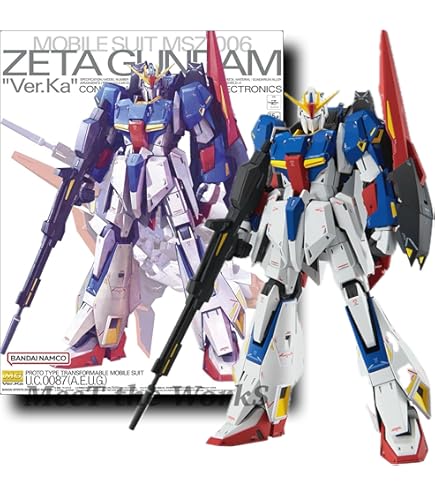 【限定・絶版】VOLKS 1/100 MSZ-006 Z GUNDAM BANDAI MG 1/100 MSZ-006 ZETA GUNDAM Ver 2.0 HD COLOR Plastic Model