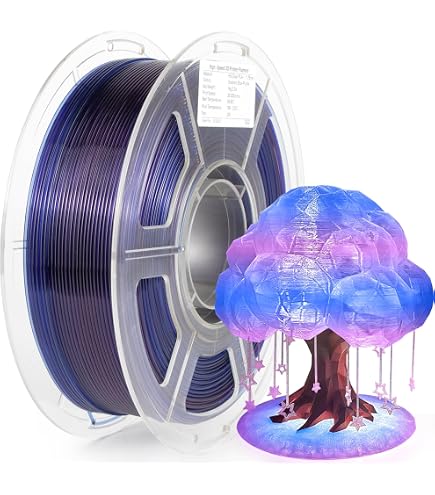 Amazon.co.jp: ISANGHU 3Dプリンター用 PLAフィラメント 透明 1.75mm