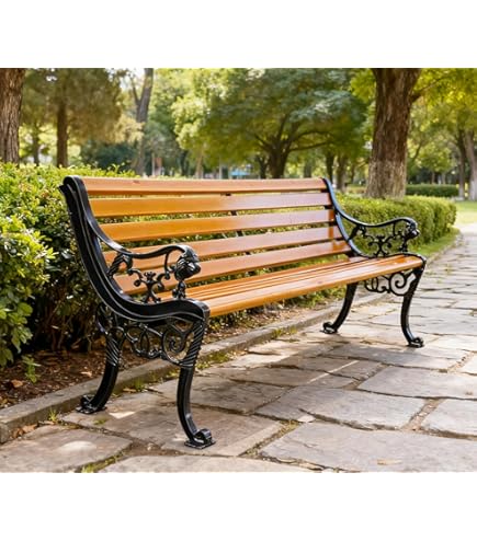 【耐久性と快適性を両立】TUIYIDUO ガーデンベンチ 120cm｜屋外ベンチ 耐久性と快適性を両立】TUIYIDUO ガーデンベンチ 120cm｜屋外ベンチ