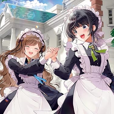 ヒロイン?聖女?いいえ、オールワークスメイドです（誇）! iPad壁紙 or ランドスケープ用スマホ壁紙(1:1)-1 - セレーナ,メロディ・ウェーブ