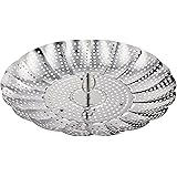 パール金属 エッセンシャル ステンレス製 フリーサイズ 万能 蒸し器 C-9478