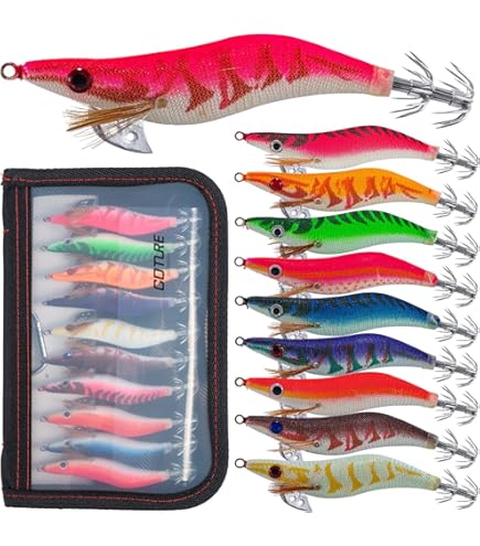 Amazon | 2.5号 エギ ラトル入り 5本 セット ピンク/オレンジ/赤 夜光