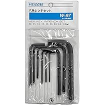 Amazon | ホーザン(HOZAN)W-97 9本組六角レンチセットリング付