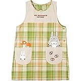 丸眞 ジブリ エプロン レディース 保育士 となりのトトロ トトロたちときのこ キャラクター 可愛い 大人用 ラン型 保育園 幼稚園 1165032000