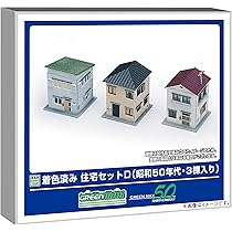 Amazon | グリーンマックス Nゲージ 着色済み 商店セットD 昭和50年代