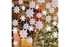 LOKIPA クリスマス 飾り付けセット クリスマス オーナメント シルバー 12点セット かわいい デコレーション 装飾品 インテリア スノーフレーク 雪の結晶 パーティーグッズ (雪の結晶 種類２)