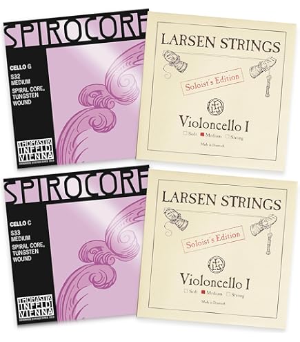 LARSEN Magnacore チェロ弦 4本セット Amazon | Larsen Magnacore Soloist 4/4 チェロ弦セット - ミディアム