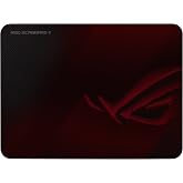 ASUSTek ゲーミングマウスパッド ROG Scabbard II Mサイズ 汚れをはじくナノコーティング ほつれ防止のフラットステッチ加工 滑り止め マウスパッド 国内正規品