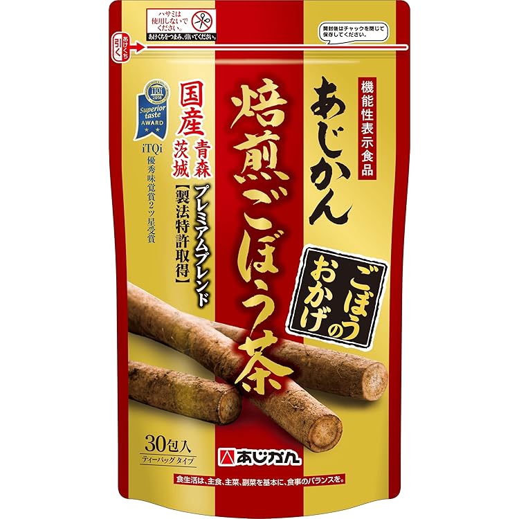 Amazon.co.jp: ＜お試しサイズ＞ あじかん 機能性表示食品 ごぼう茶
