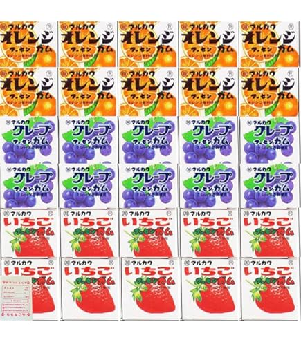 Amazon.co.jp: マルカワ 緑ベーガム （50個プラス当たり3個） 駄菓子