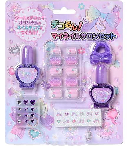Amazon | レイス(Race) デコるん! マイネイルサロンセット ピンク 6才