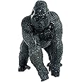 FUNSHOWCASE African Jungle Animals Female Gorilla Toy Model Emulation Sculpture Plastic 3.1"