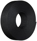 TRUSCO(トラスコ) ナイロン平ベル 1.6t×30mm×5m 黒 TNB305-BK