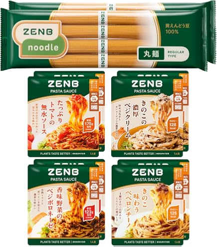 Amazon.co.jp: 【 細麺タイプの豆100%麺 】ZENB ゼンブ ヌードル 細麺