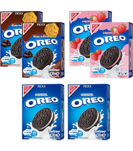 Amazon.co.jp: オレオ ファミリーパック バニラクリーム 24枚(3枚×8袋