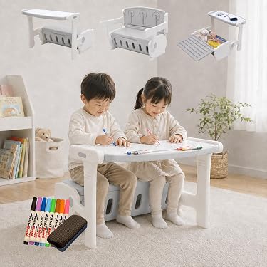 収納ネット付き キッズテーブル チェアセット Amazon.co.jp ほしい物ランキング: 子ども用テーブル・椅子セット で
