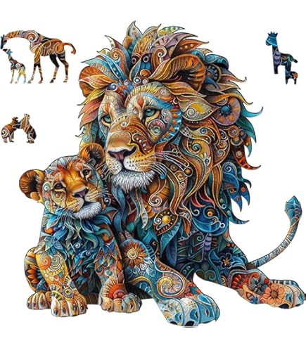 Amazon | Delobil 象 木製パズル 大人用 ジグソーパズル 200ピース