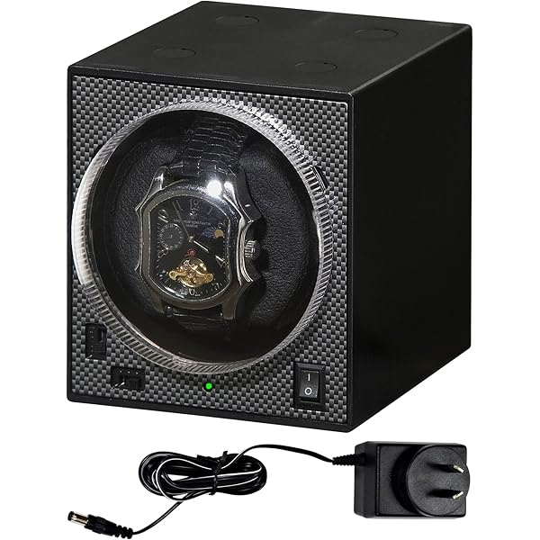 Amazon | BOXY Fancy Brick Single Automatic Watch Winder - Red