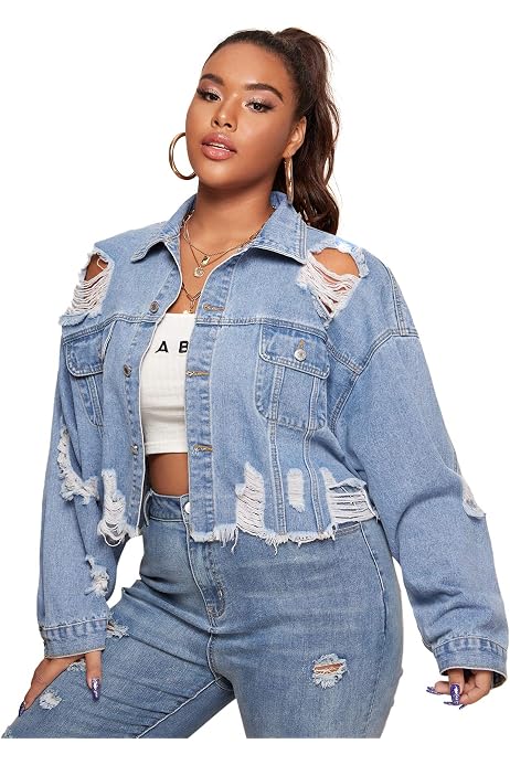 Jean Jacket Women Short Denim Jacket 