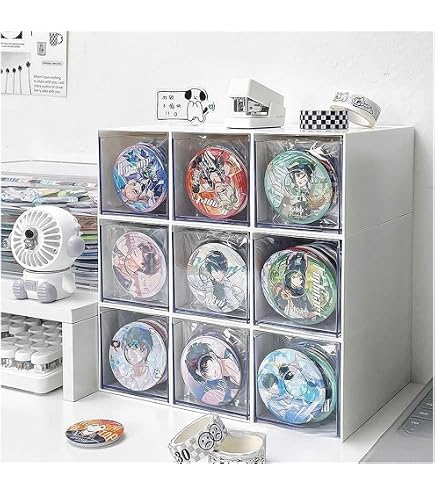 Amazon | seimeinoki 58mm 缶バッジ ディスプレイスタンド アクリル製