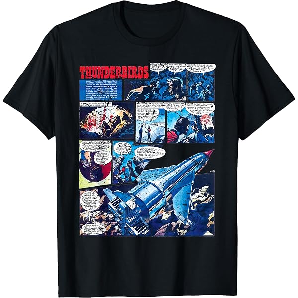 Amazon | サンダーバード 1–5 カラーシルエット Tシャツ | Tシャツ