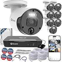 Amazon.co.jp: Swann セキュリティカメラ NVRシステム 8CH 4K 8MP(800