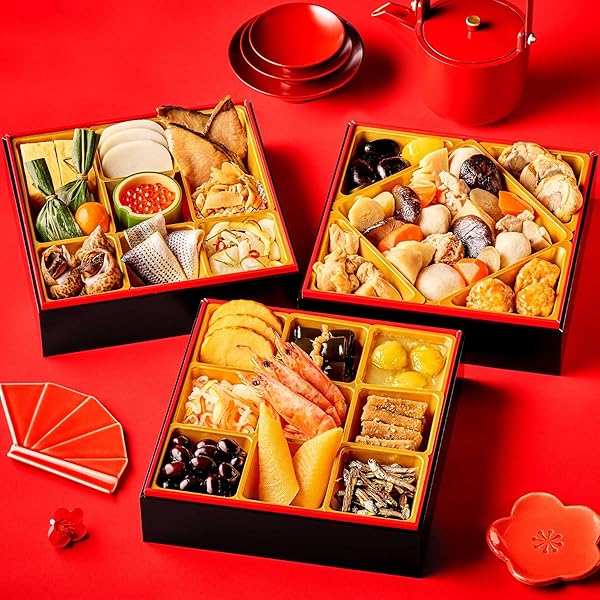 Amazon.co.jp: 【公式】石井食品 無添加おせち 2025 和風 三段重「祝